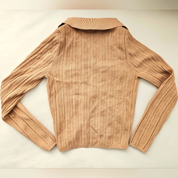 Sandro Cropped Cardigan, Size S - Picture 3 of 4